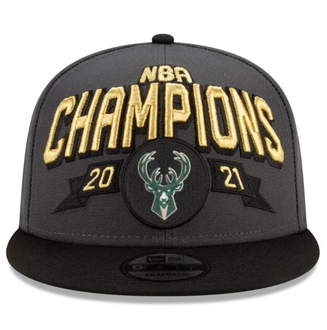 Gorra Milwaukee Bucks 2021 NBA Champions - Haga click en la imagen para cerrar
