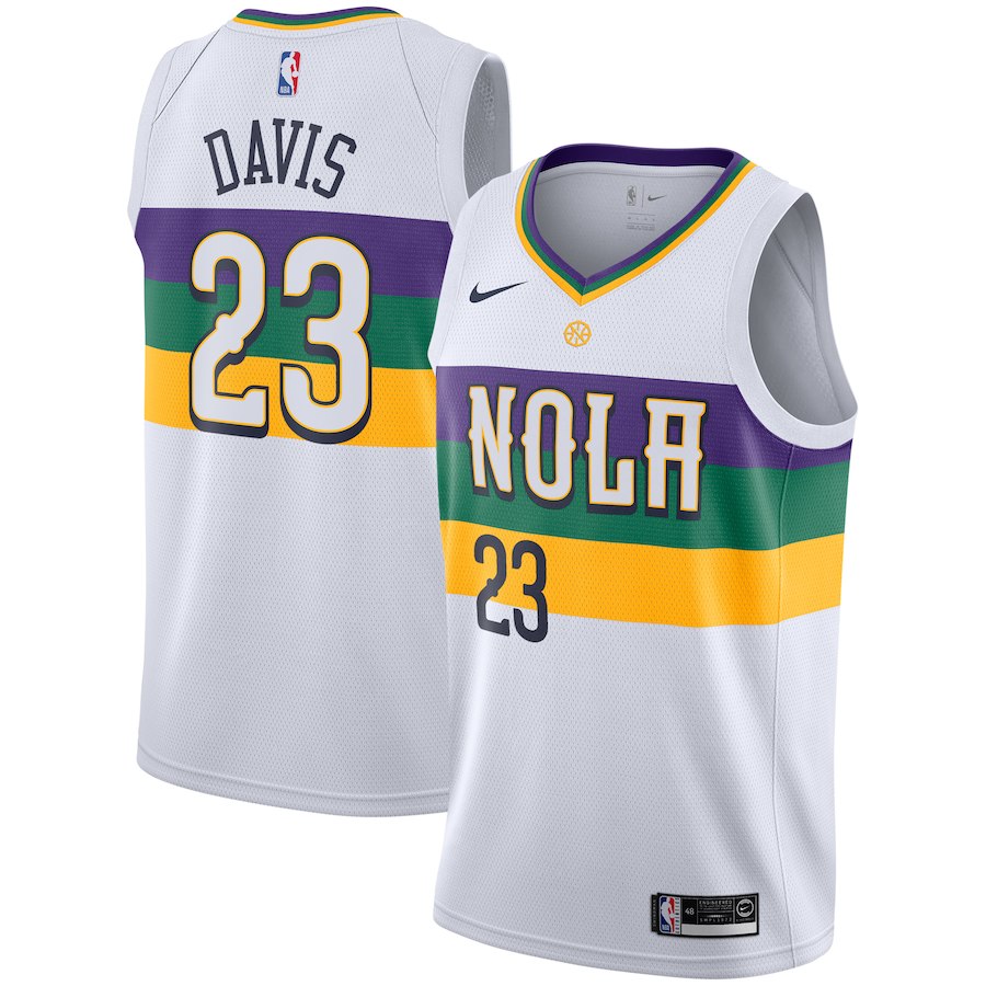 Anthony Davis, New Orleans Pelicans 2018/19 - City Edition - Haga click en la imagen para cerrar