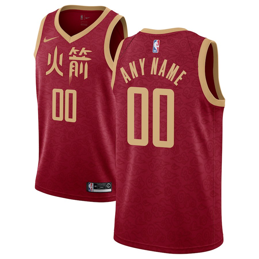 Custom, Houston Rockets 2018/19 - City Edition - Haga click en la imagen para cerrar
