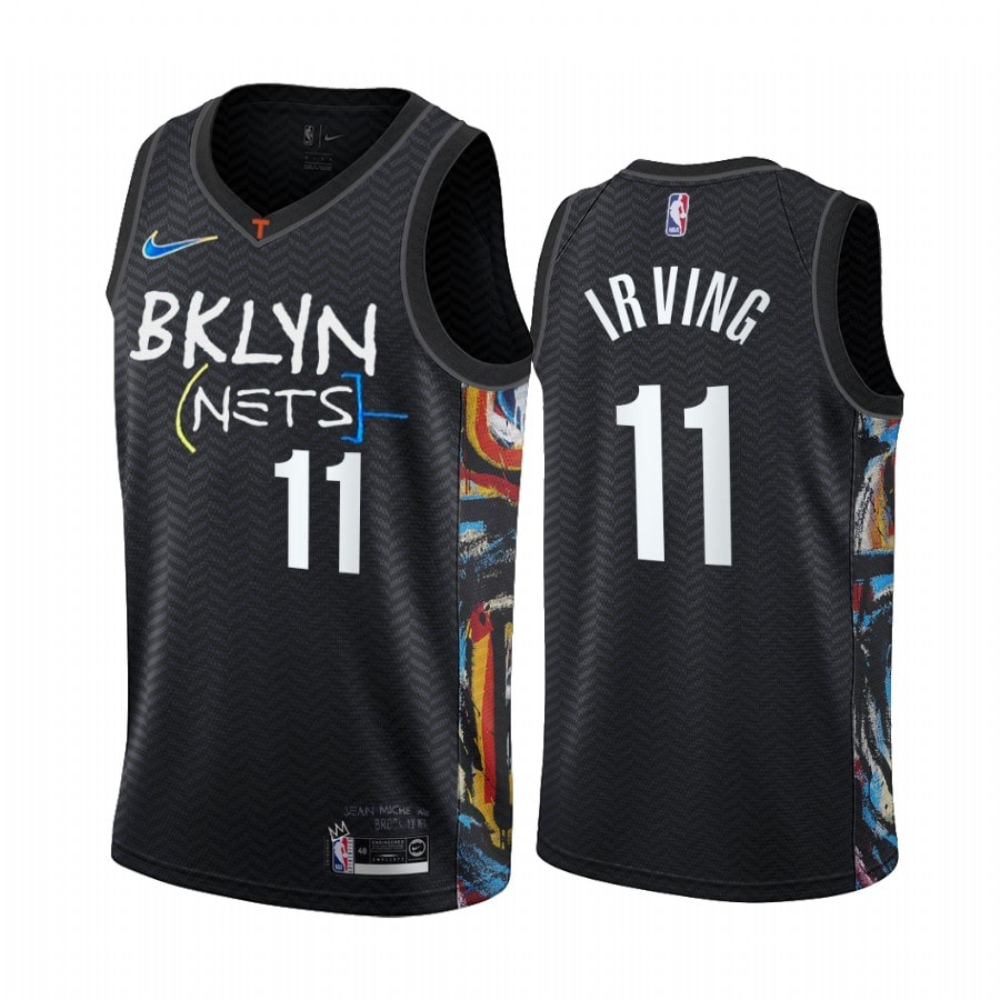Kyrie Irving, Brooklyn Nets 2020/21 - City Edition - Haga click en la imagen para cerrar