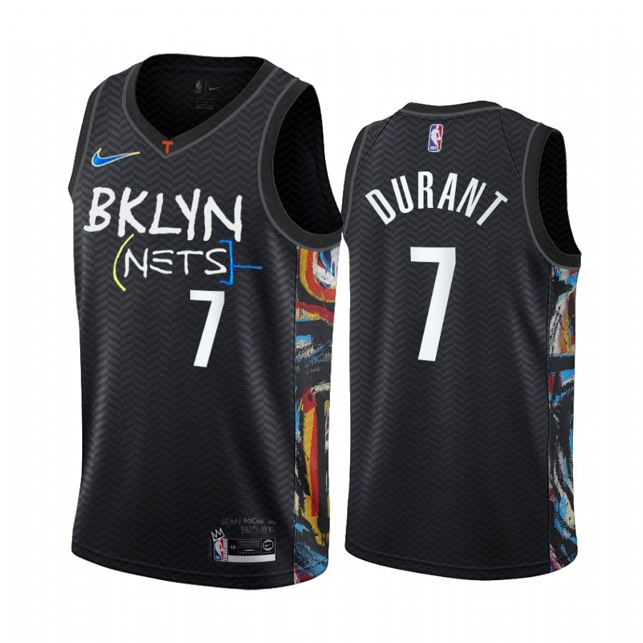 Kevin Durant, Brooklyn Nets 2020/21 - City Edition - Haga click en la imagen para cerrar