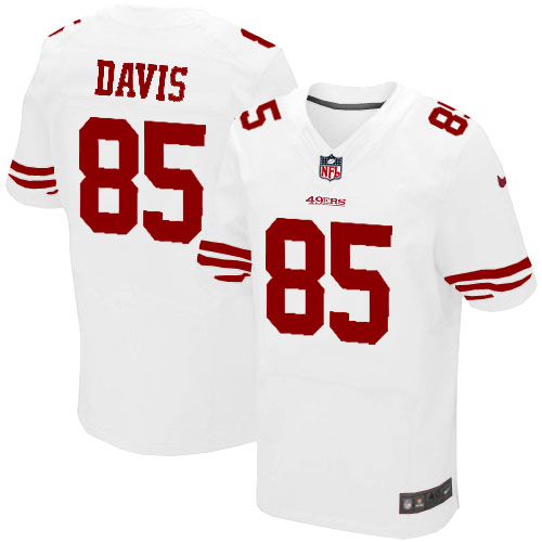 Vernon Davis, San Francisco 49ers - White - Haga click en la imagen para cerrar