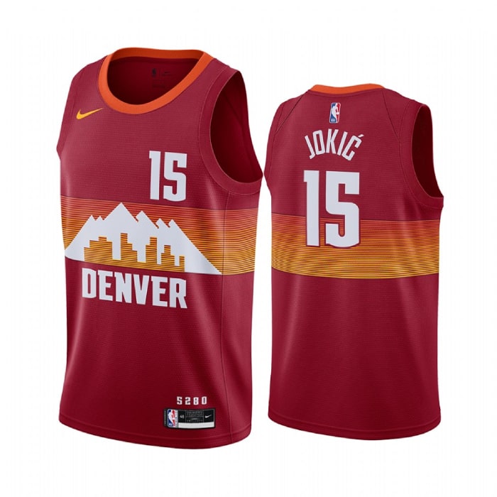 Nikola Jokic, Denver Nuggets 2020/21 - City Edition - Haga click en la imagen para cerrar