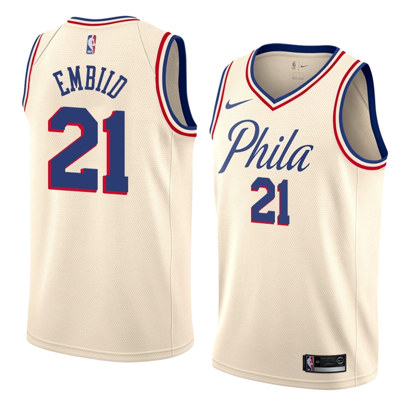 Joel Embiid, Philadelphia 76ers - City Edition - Haga click en la imagen para cerrar
