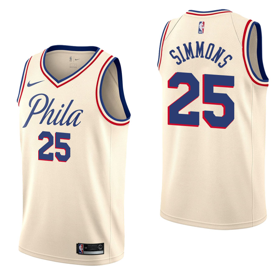 Ben Simmons, Philadelphia 76ers - City Edition - Haga click en la imagen para cerrar