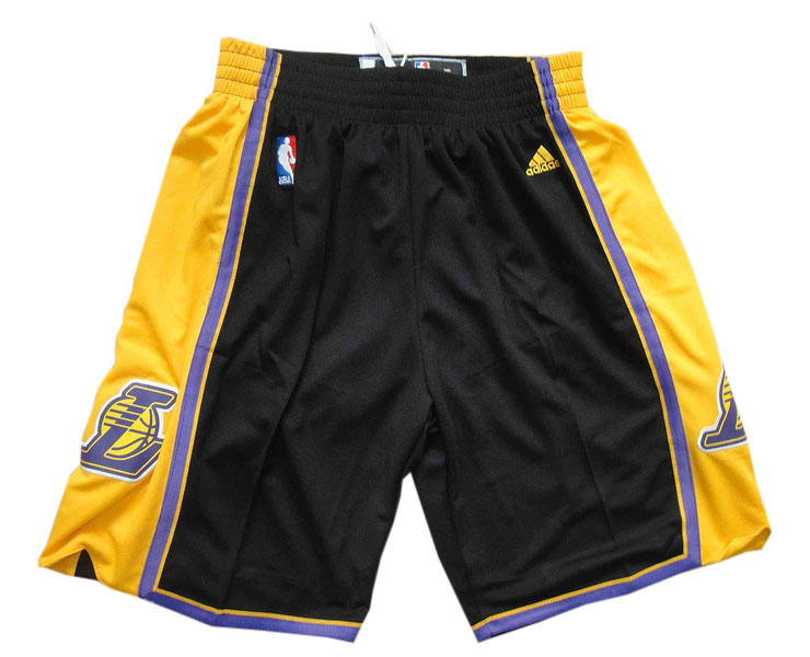 Pantalones Los Angeles Lakers [Negro] - Haga click en la imagen para cerrar