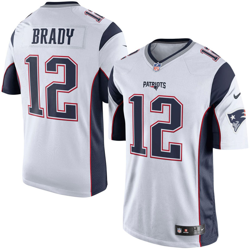 Tom Brady, New England Patriots - White - Haga click en la imagen para cerrar