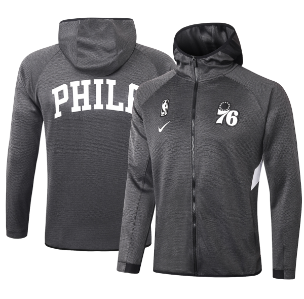 Chaqueta con capucha Philadelphia 76ers - Black - Haga click en la imagen para cerrar