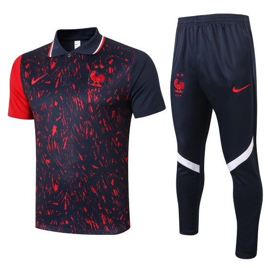 Polo + Pantalones Francia 2020/21 (Away) - Haga click en la imagen para cerrar