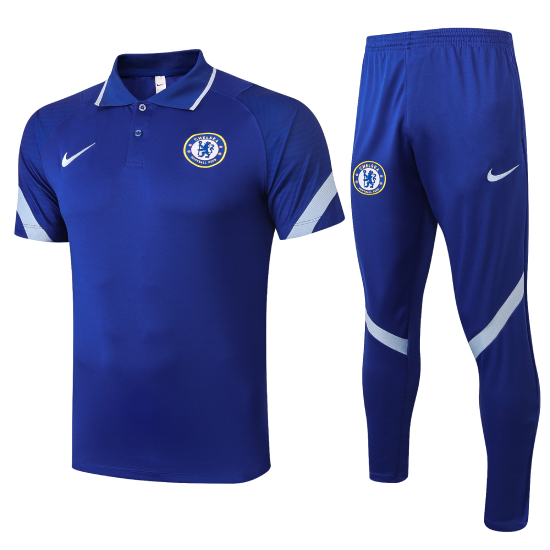 Polo + Pantalones Chelsea 2020/21 - Haga click en la imagen para cerrar