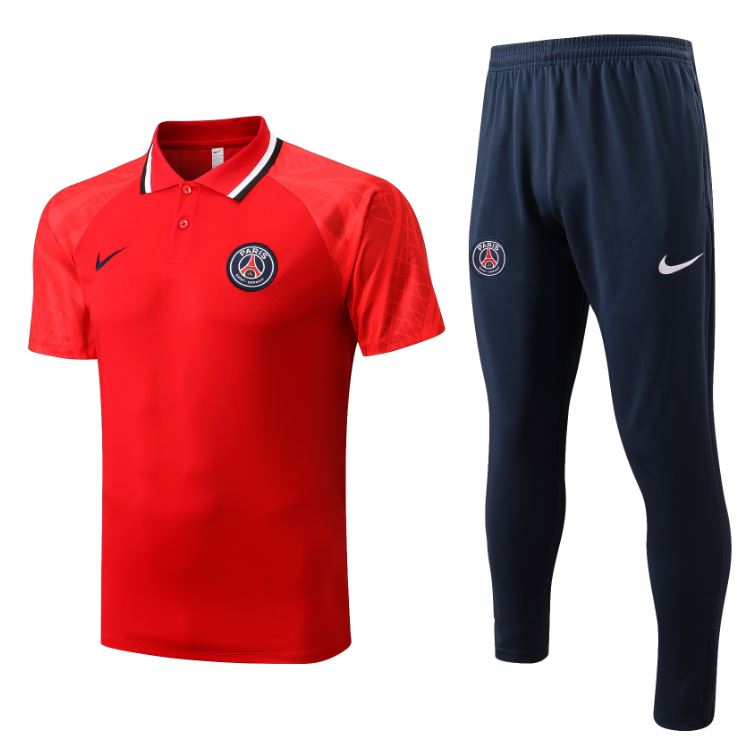 Polo + Pantalones PSG 2022/23 (Rojo) - Haga click en la imagen para cerrar