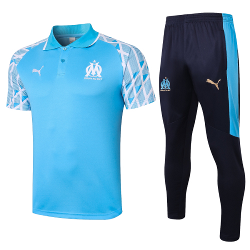 Polo + Pantalones Olympique Marsella 2020/21 - Azul 2 - Haga click en la imagen para cerrar