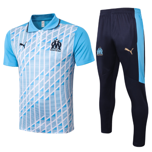 Polo + Pantalones Olympique Marsella 2020/21 (Azul) - Haga click en la imagen para cerrar