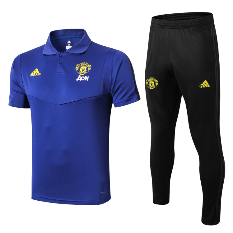 Polo + Pantalones Manchester United 2019/20 - Azul - Haga click en la imagen para cerrar