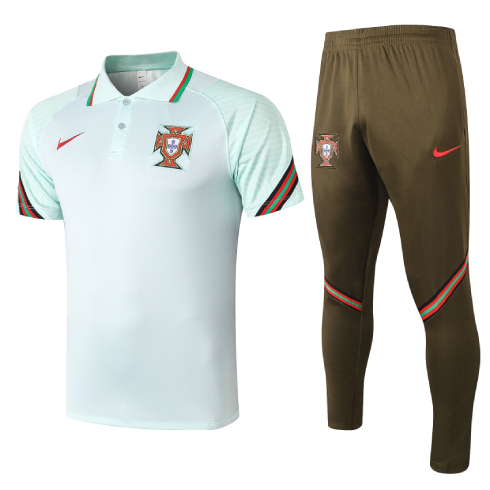 Polo + Pantalones Portugal 2020/21 (Azul) - Haga click en la imagen para cerrar