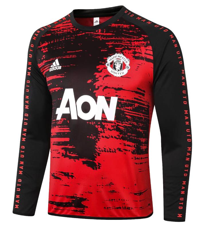 Camiseta Manchester United Pre-Partido 2020/21 ML - Haga click en la imagen para cerrar