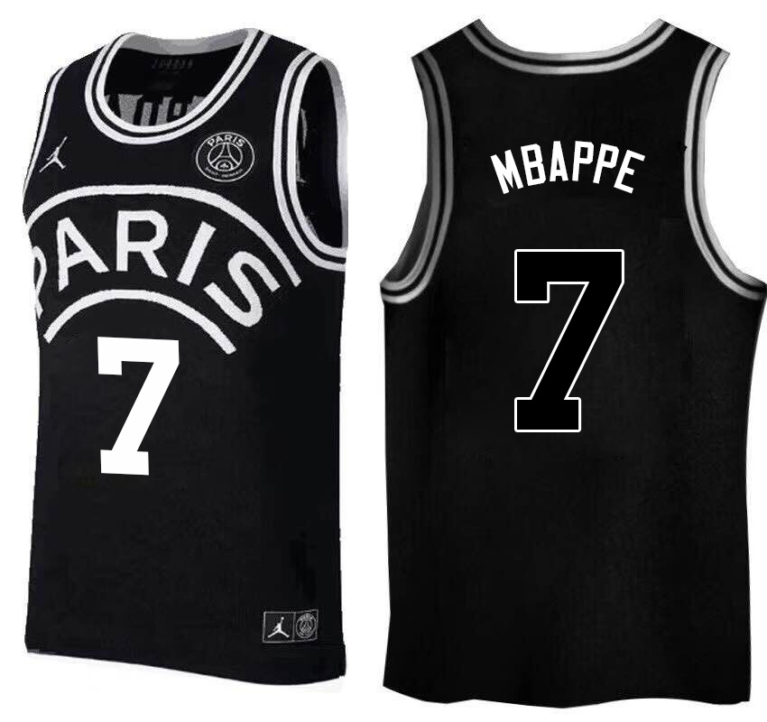 Mbappe 7, Jordan x PSG Flight Black - Haga click en la imagen para cerrar
