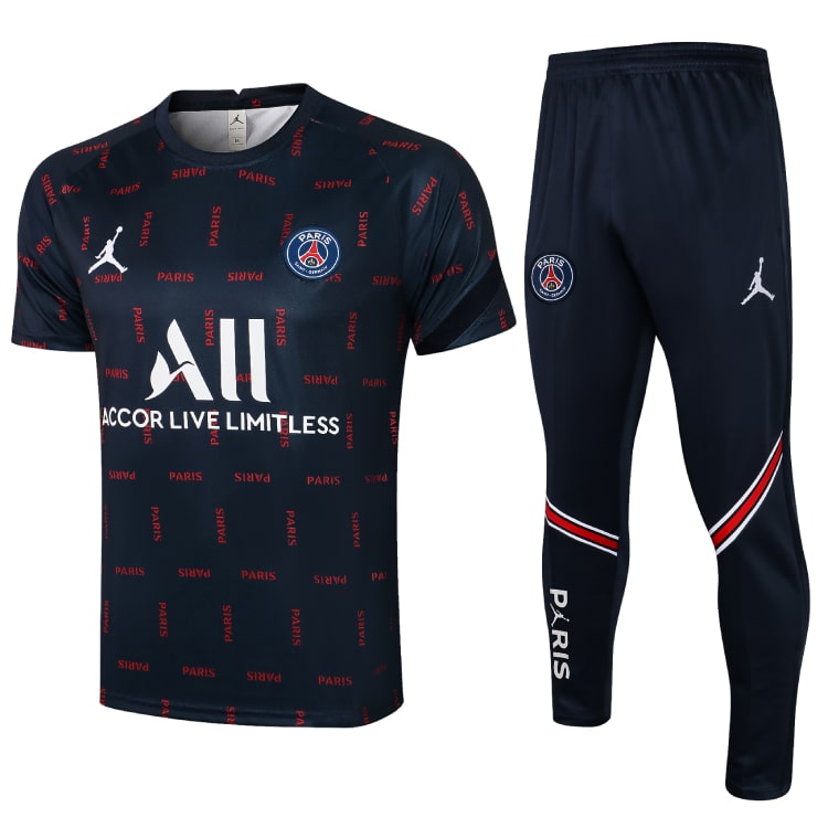 Camiseta Pre-partido + Pantalones PSG x Jordan 2021/22 - Haga click en la imagen para cerrar