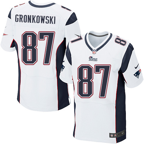 Rob Gronkowski, New England Patriots - White - Haga click en la imagen para cerrar