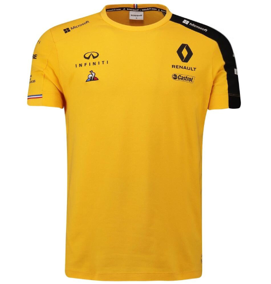 Camiseta Renault DP World 2020 - Amarilla - Haga click en la imagen para cerrar