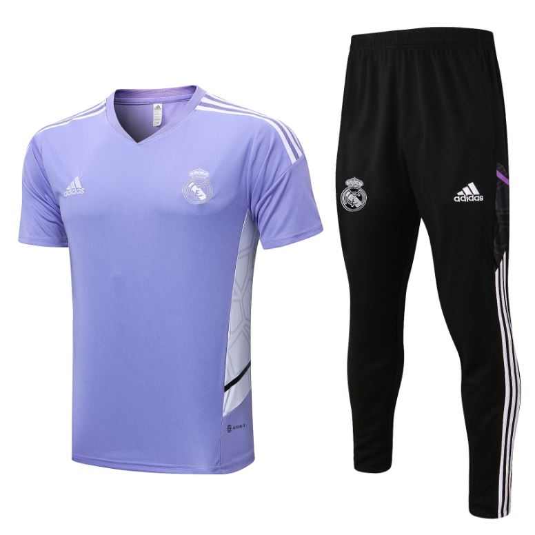 Camiseta + Pantalones Real Madrid 2022/23 (Morado) - Haga click en la imagen para cerrar