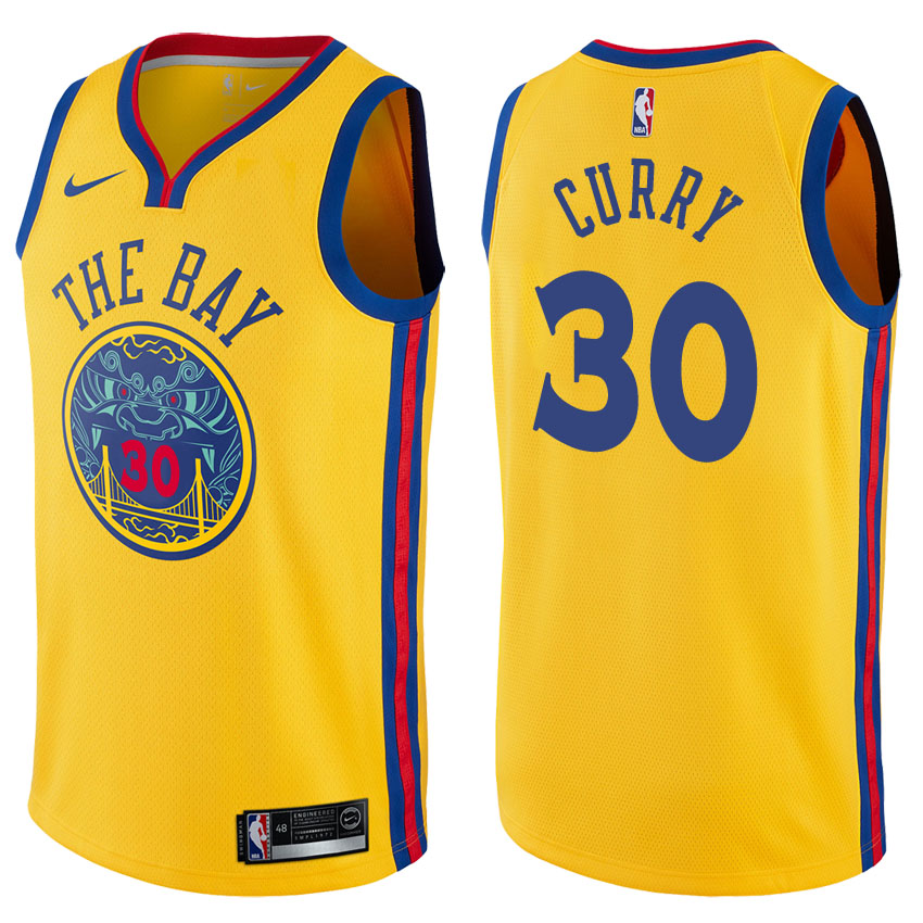 Stephen Curry, Golden State Warriors - City Edition - Haga click en la imagen para cerrar