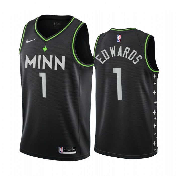 Anthony Edwards, Minnesota Timberwolves 2020/21 - City Edition - Haga click en la imagen para cerrar