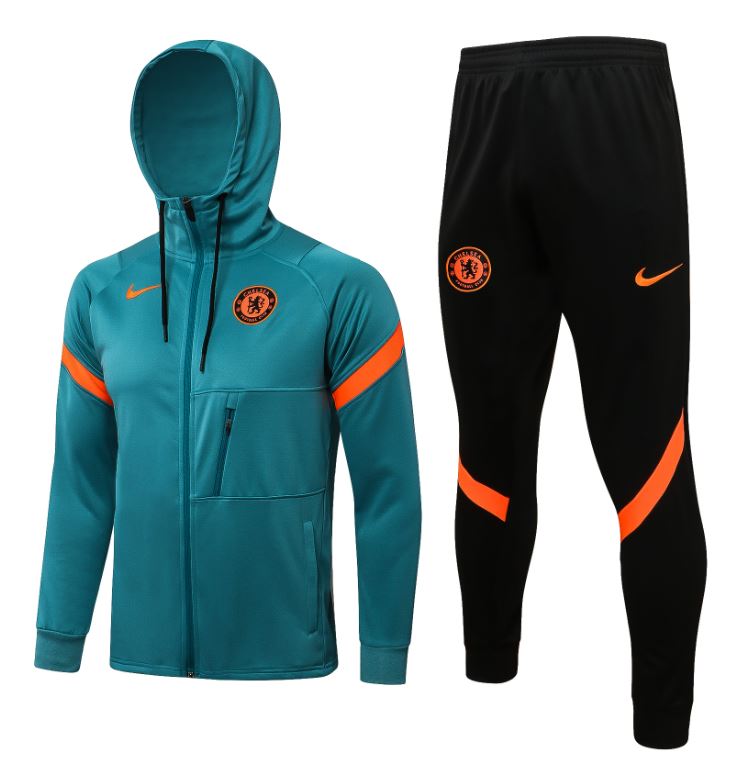 Chándal Chelsea 2021/22 (Capucha Naranja) - Haga click en la imagen para cerrar