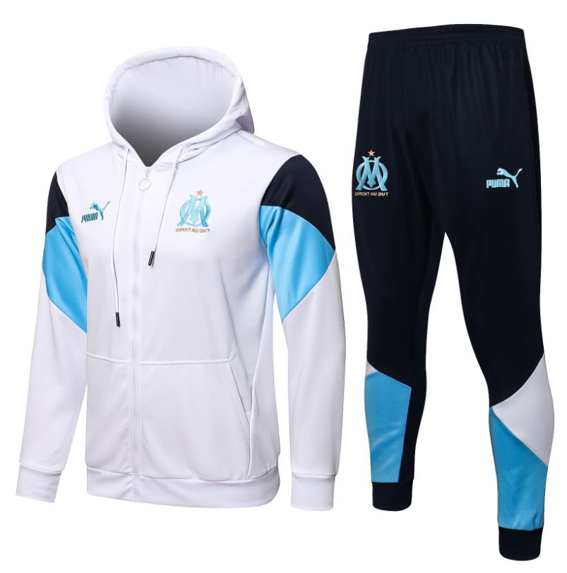 Chándal Olympique Marsella 2021/22 (Capucha Blanco) - Haga click en la imagen para cerrar