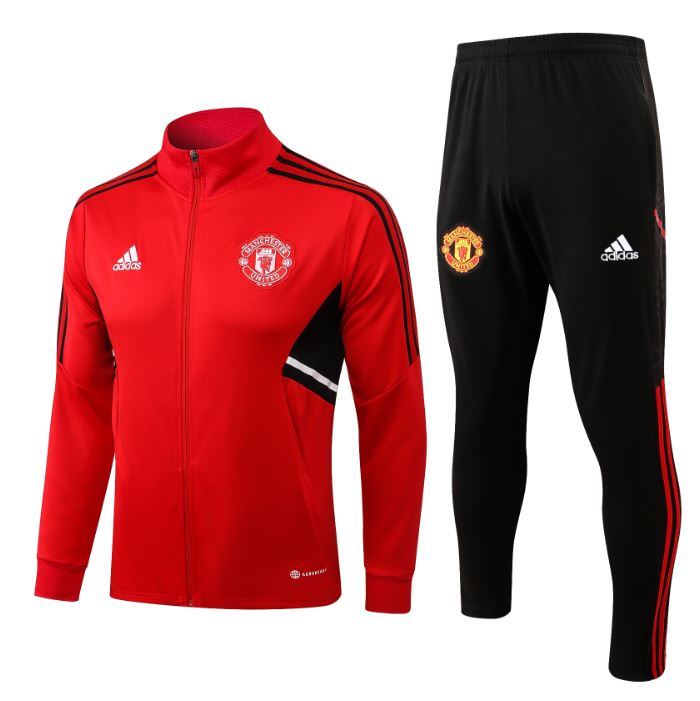 Chándal Manchester United - Chaqueta - 2022/23 (Rojo) - Haga click en la imagen para cerrar