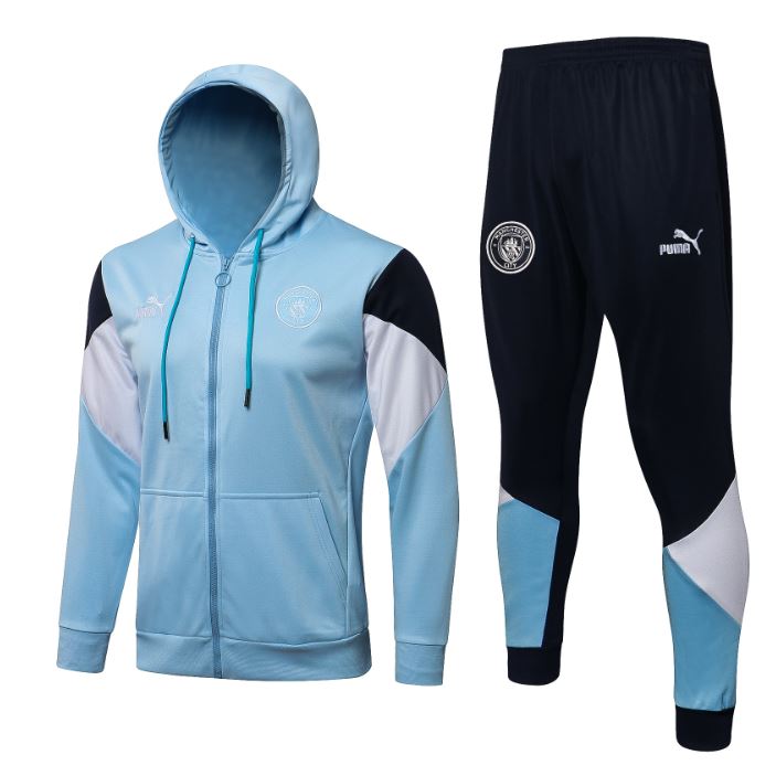 Chándal Manchester City 2021/22 "Capucha" - Celeste - Haga click en la imagen para cerrar