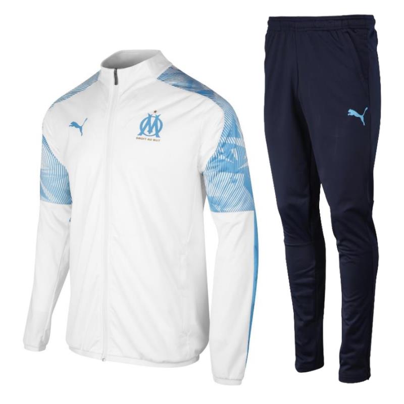 Chándal Olympique Marsella 2019/20 - Blanco - Haga click en la imagen para cerrar