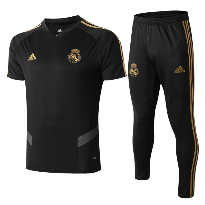 Camiseta + Pantalones Real Madrid 2019/20 - Negro - Haga click en la imagen para cerrar