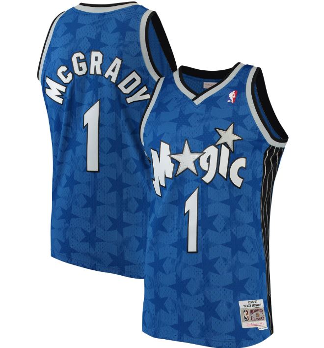 Tracy McGrady, Orlando Magic, Mitchell&Ness - Blue - Haga click en la imagen para cerrar