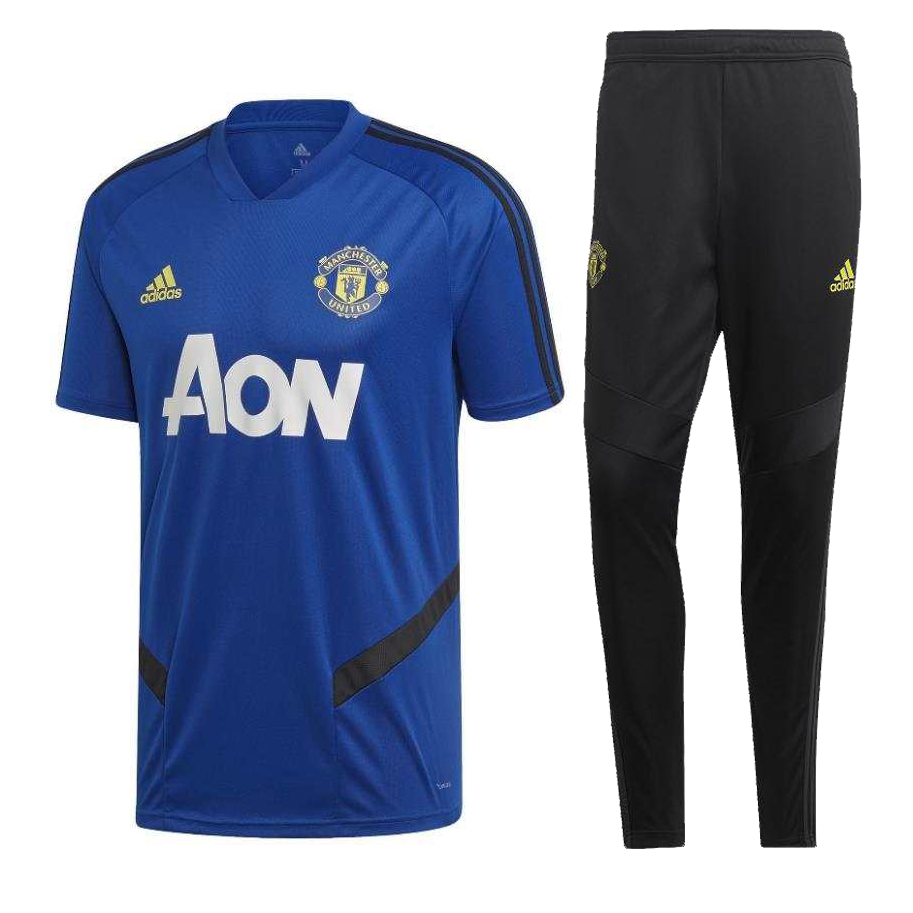 Camiseta + Pantalones Manchester United 2019/20 - Azul - Haga click en la imagen para cerrar
