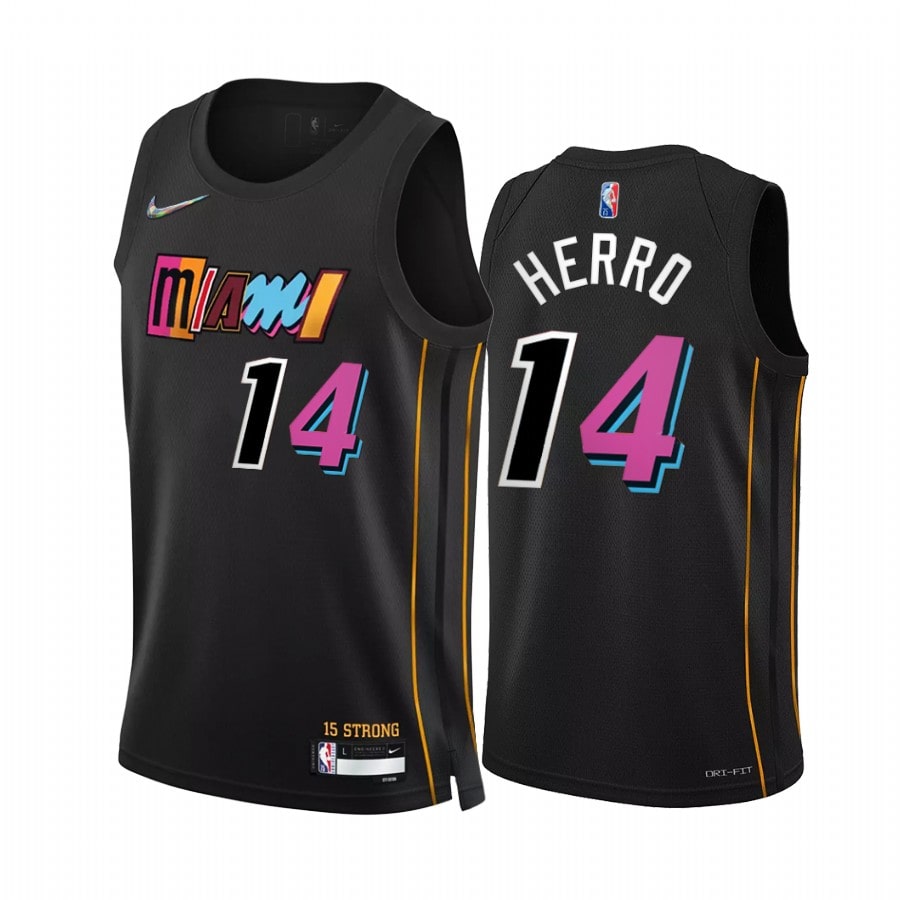Tyler Herro, Miami Heat 2021/22 - City Edition - Haga click en la imagen para cerrar