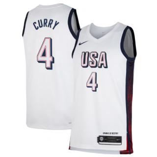 Stephen Curry, USA 2024 (White) "JJOO Par