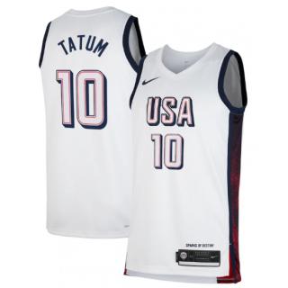Jayson Tatum, USA 2024 (White) "JJOO Par