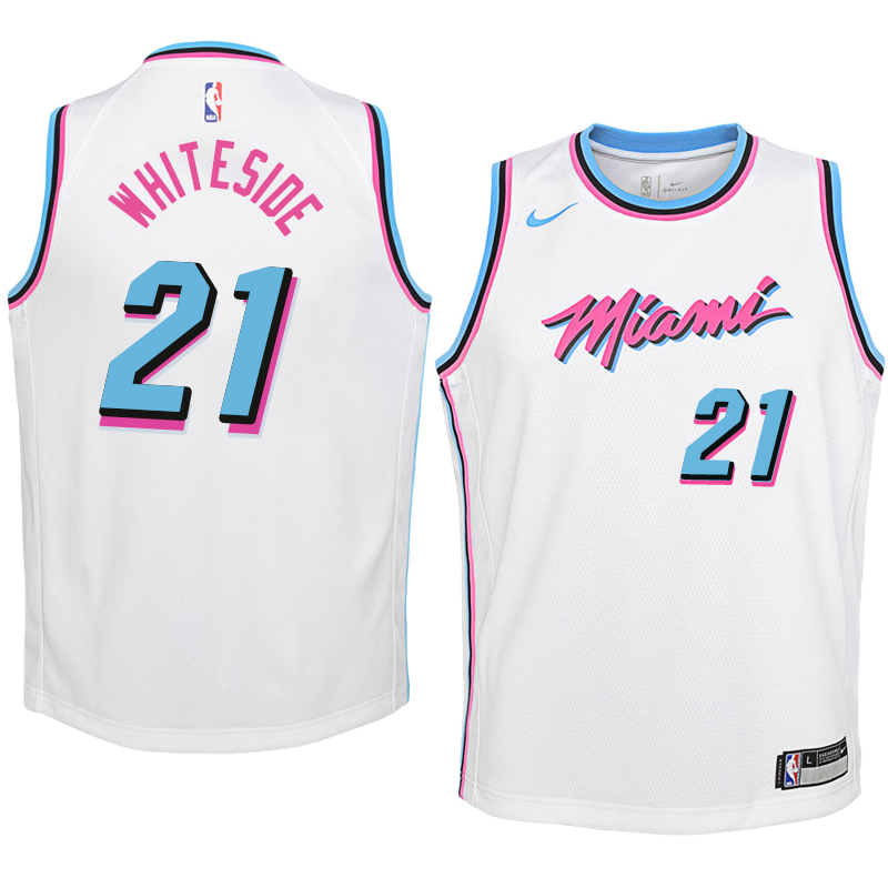 Hassan Whiteside, Miami Heat - City Edition - Haga click en la imagen para cerrar